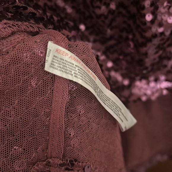 NWOT Free People Right Rhythm Sequin Cami - Picture 9 of 11